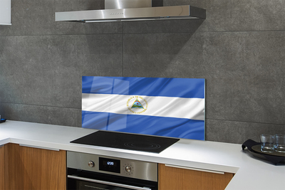 Keuken achterwand glas met print Vlag