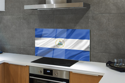 Keuken achterwand glas met print Vlag