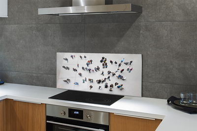 Moderne keuken achterwand Mensen vliegen een vogel