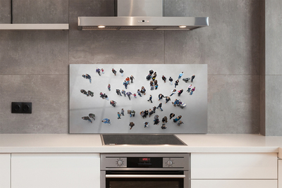Moderne keuken achterwand Mensen vliegen een vogel
