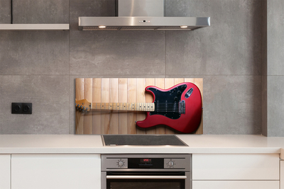 Spatscherm keuken glas Elektrische gitaar