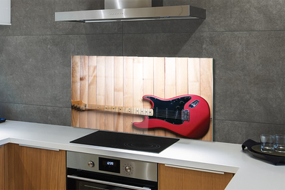 Spatscherm keuken glas Elektrische gitaar