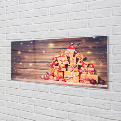 Keuken achterwand glas Geschenken planken