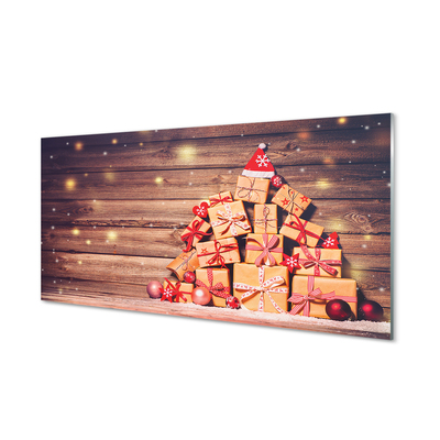 Keuken achterwand glas Geschenken planken