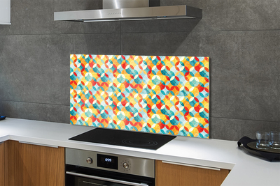 Glazen keuken achterwand Kleurrijke patronen