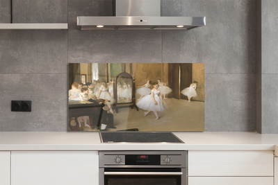 Glazen keuken achterwand Ballet dansende plezier