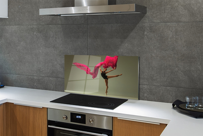 Moderne keuken achterwand Ballet roze materiaal