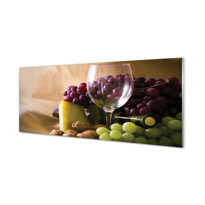 Spatplaat keuken glas Druiven leeg glas