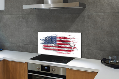 Moderne keuken achterwand Vlag van verenigde staten