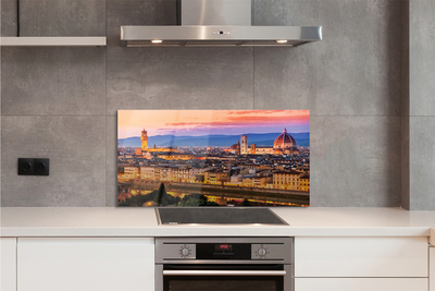 Achterwand keuken De nachtkathedraal van italië panorama