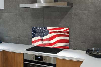 Moderne keuken achterwand Vlag van verenigde staten