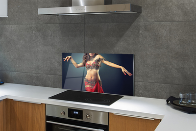 Moderne keuken achterwand Vrouw dansen