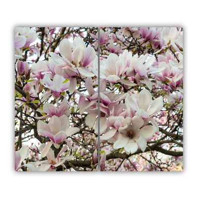 Snijplank van glas Magnolia bloemen
