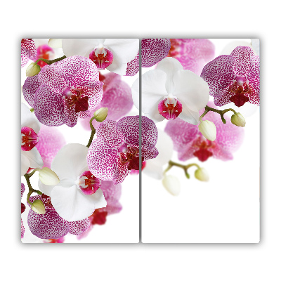 Snijplank van glas Orchidee