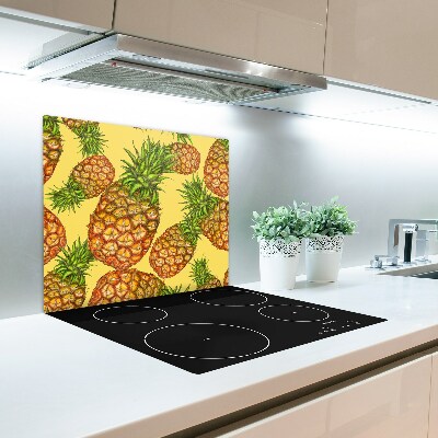 Snijplank van glas Ananas