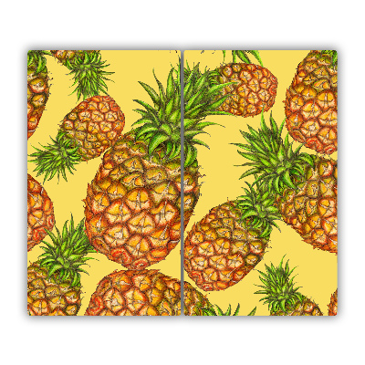 Snijplank van glas Ananas
