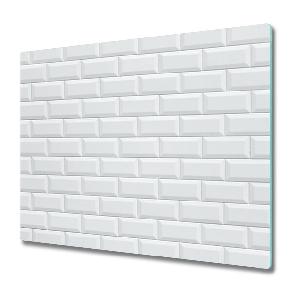 Glazen snijplank Keramische muur