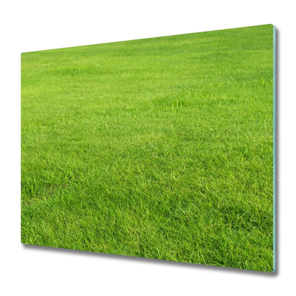 Glazen snijplank Groen gras