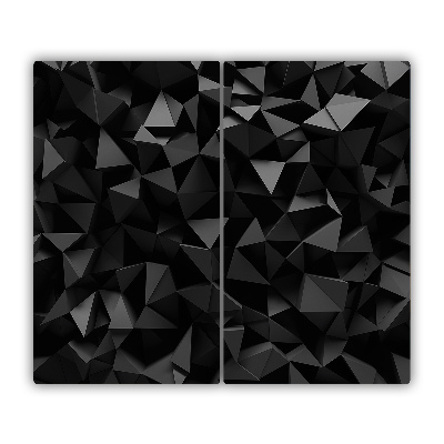 Snijplank glas 3d-abstractie