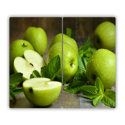 Fornuisafdekplaat snijplank Groene appels