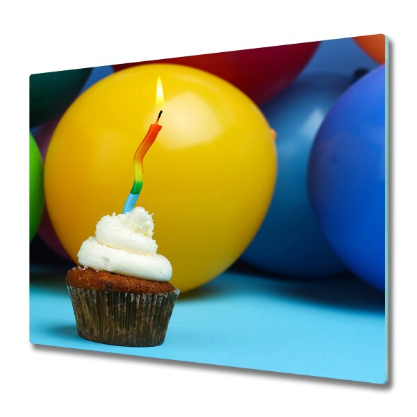 Afdekplaat gasfornuis Verjaardag cupcake
