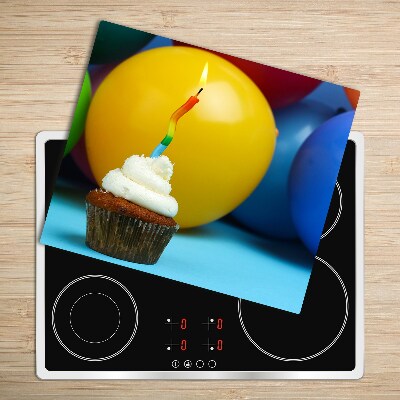 Afdekplaat gasfornuis Verjaardag cupcake