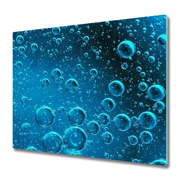 Snijplank glas Bubbels onder water