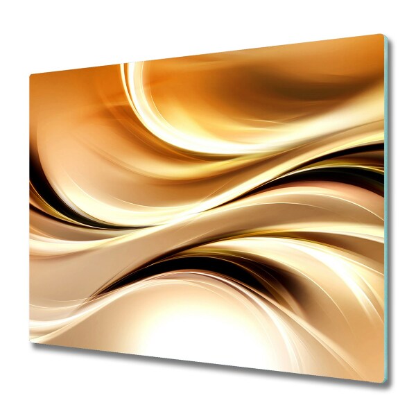 Snijplank glas Abstracte golven