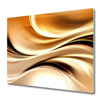 Snijplank glas Abstracte golven