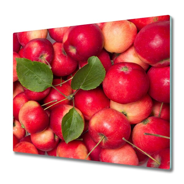 Snijplank glas Rode appels