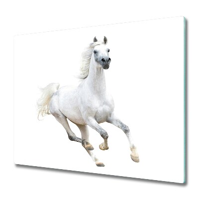 Afdekplaat voor kookplaat Wit arabisch paard