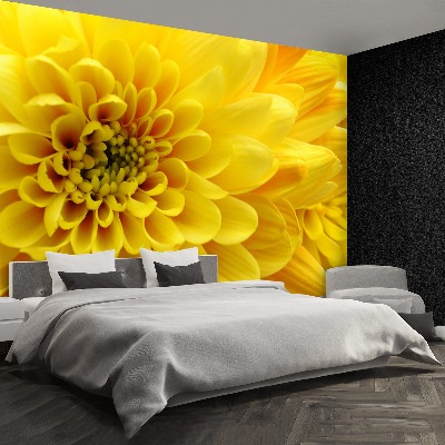 Zelfklevend fotobehang Gele bloem