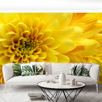 Zelfklevend fotobehang Gele bloem