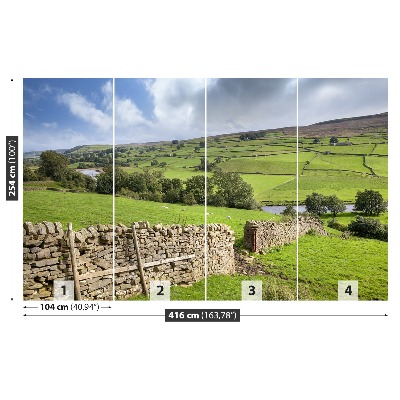 Fotobehang Yorkshire vallei