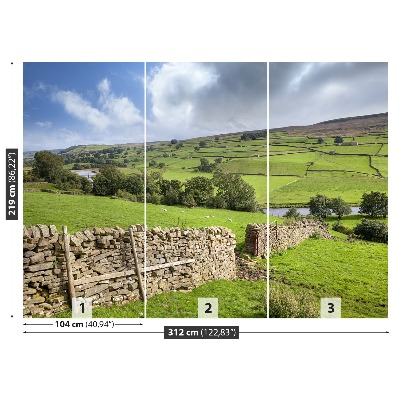 Fotobehang Yorkshire vallei