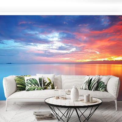 Fotobehang Zonsondergang