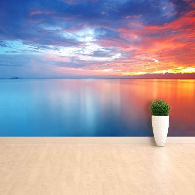Fotobehang Zonsondergang