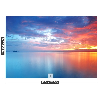 Fotobehang Zonsondergang