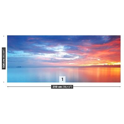 Fotobehang Zonsondergang