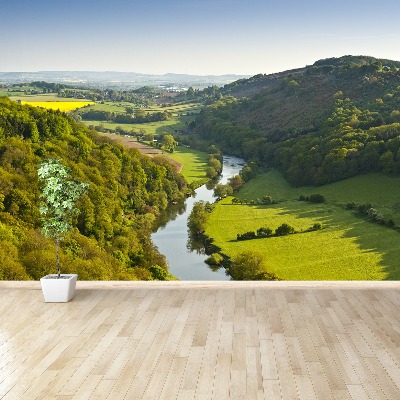 Fotobehang Meanderende rivier