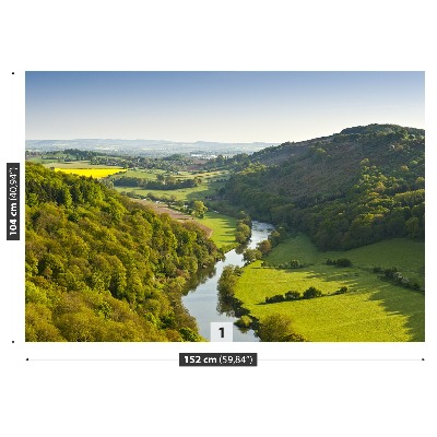 Fotobehang Meanderende rivier