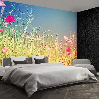 Zelfklevend fotobehang Vintage bloemen