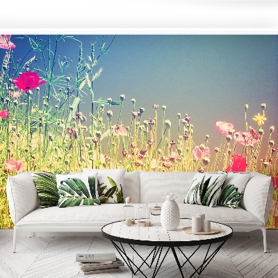 Zelfklevend fotobehang Vintage bloemen