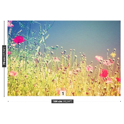 Zelfklevend fotobehang Vintage bloemen