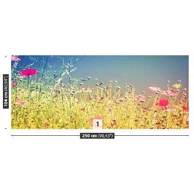 Zelfklevend fotobehang Vintage bloemen