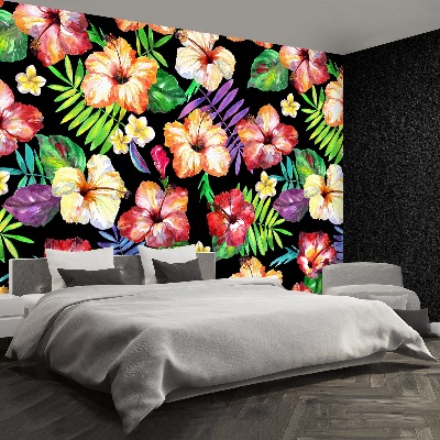 Fotobehang Hibiscusbloemen