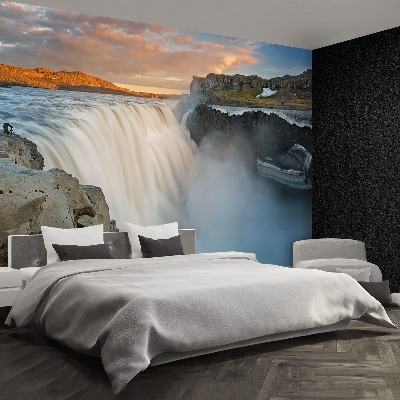 Fotobehang Waterval dettifoss