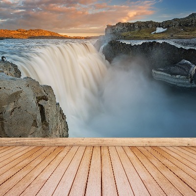 Fotobehang Waterval dettifoss