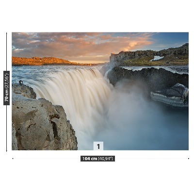 Fotobehang Waterval dettifoss