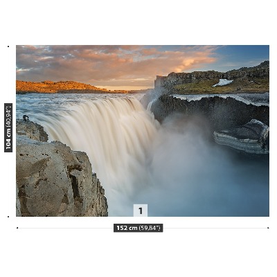 Fotobehang Waterval dettifoss